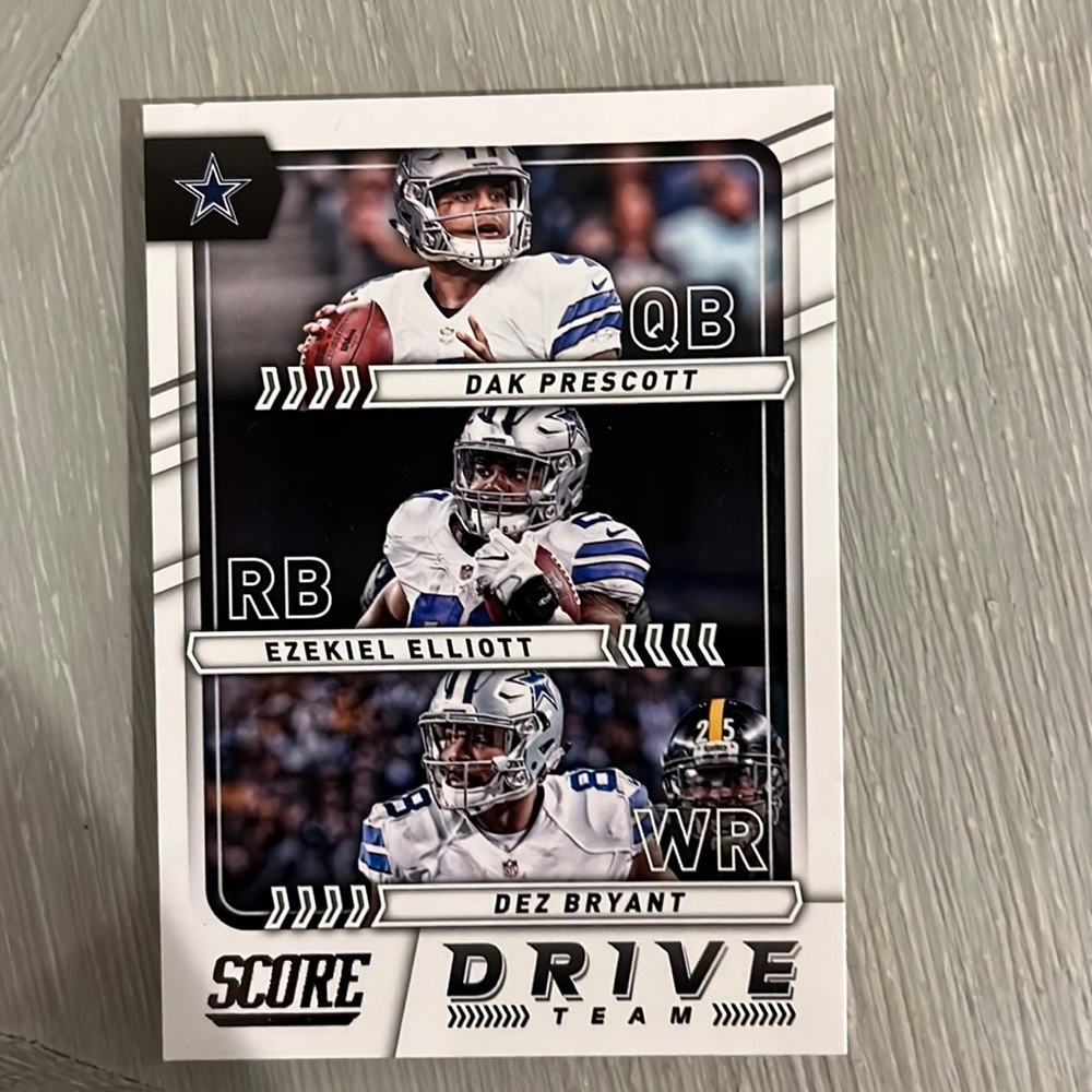 Dak Prescott Ezekiel Elliott and Dez Bryant